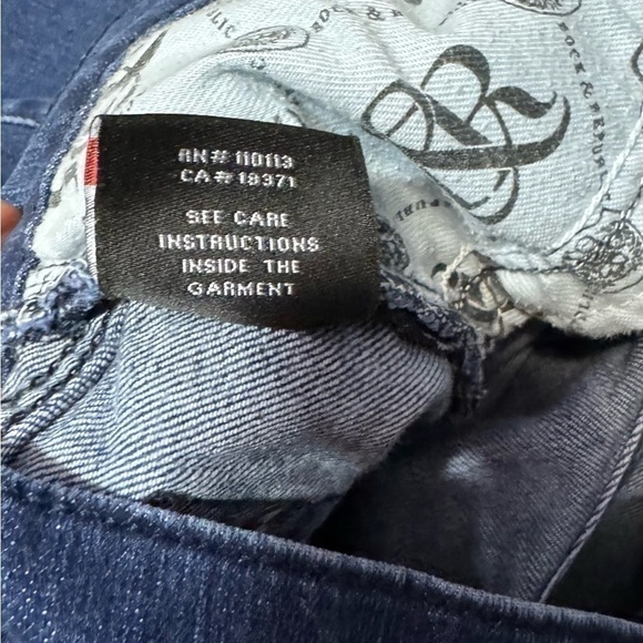 Rock & Republic Jeans Skinny Ankle Medium Wash Mid Rise Denim Jeans Y2k Size 28 - Picture 16 of 16